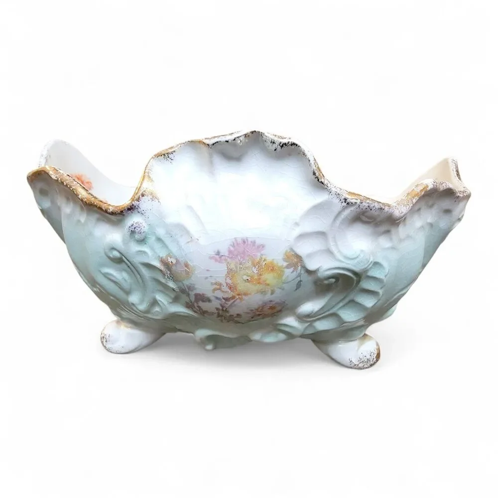 Antique Ohio China Company Limoges Porcelain Serving Dish Centerpiece Vintage - Picture 2 of 11